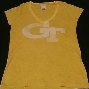 Pink Georgia Tech Vintage Tee